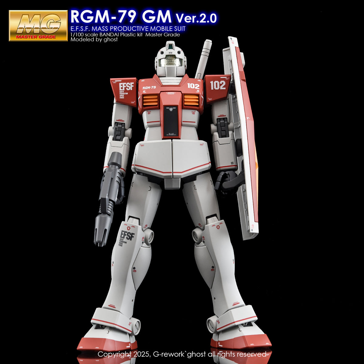 G-Rework Decal - MG RGM-79 GM Ver.2.0 Use - Argama Hobby - Vaughan ...