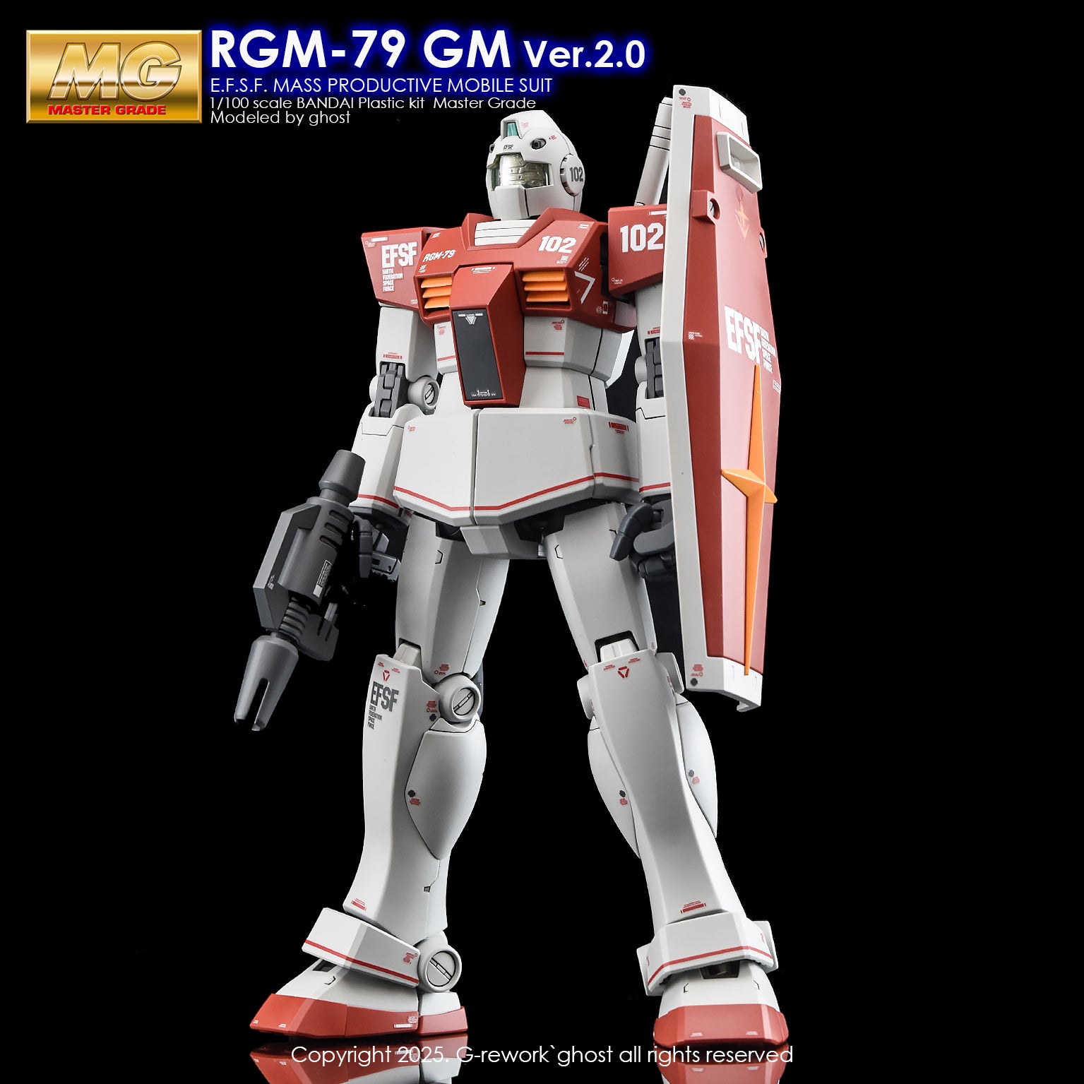 G-Rework Decal - MG RGM-79 GM Ver.2.0 Use - Argama Hobby - Vaughan