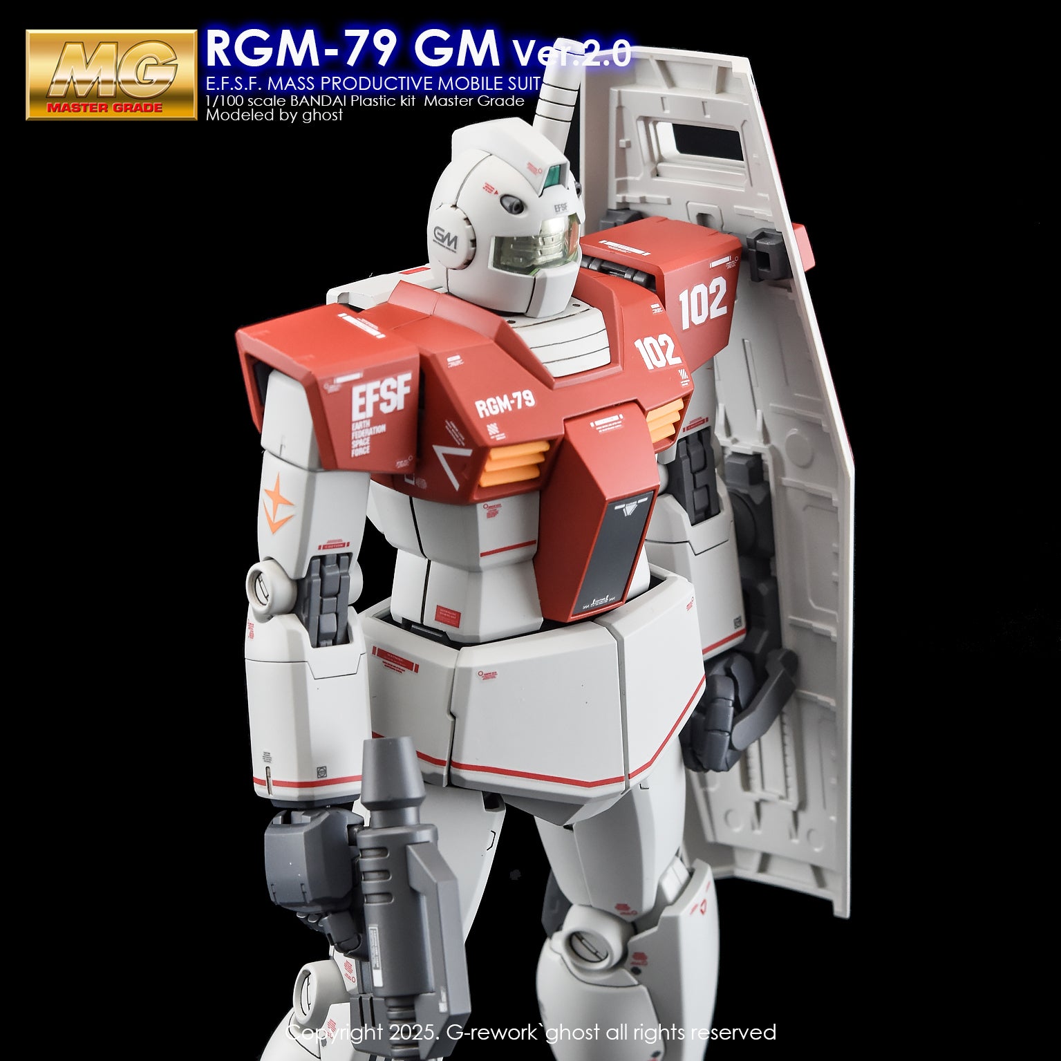 G-Rework Decal - MG RGM-79 GM Ver.2.0 Use - Argama Hobby - Vaughan