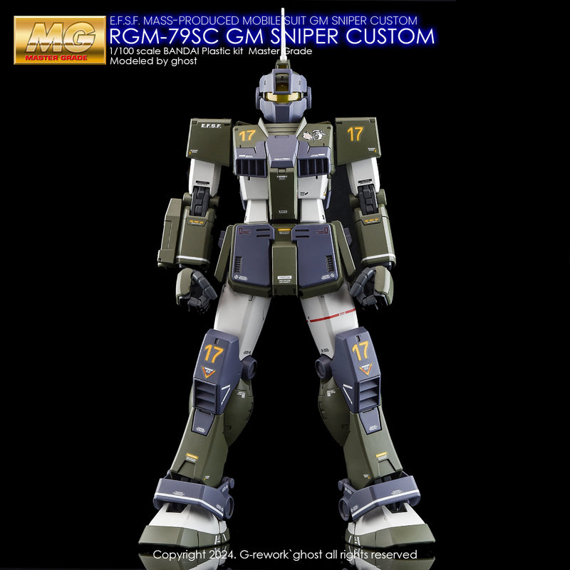 G-Rework Decal - MG RGM-79SC GM Sniper Custom Use