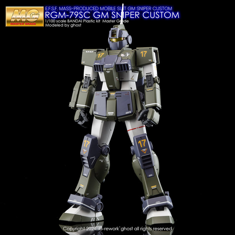 G-Rework Decal - MG RGM-79SC GM Sniper Custom Use