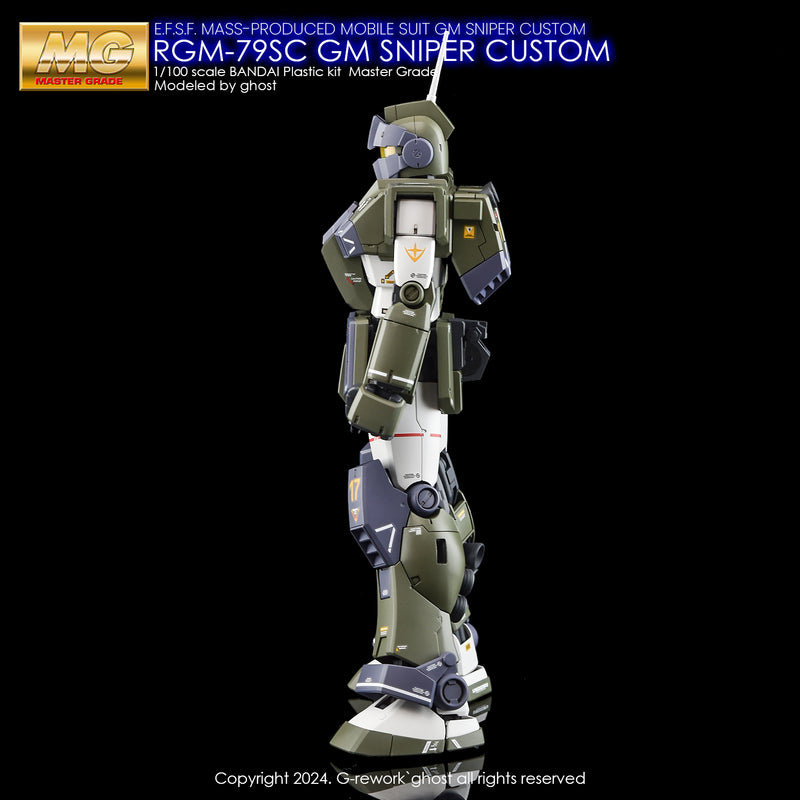 G-Rework Decal - MG RGM-79SC GM Sniper Custom Use