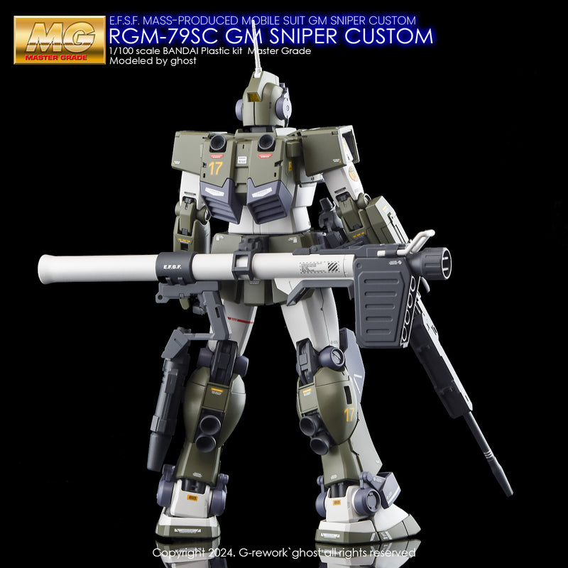 G-Rework Decal - MG RGM-79SC GM Sniper Custom Use