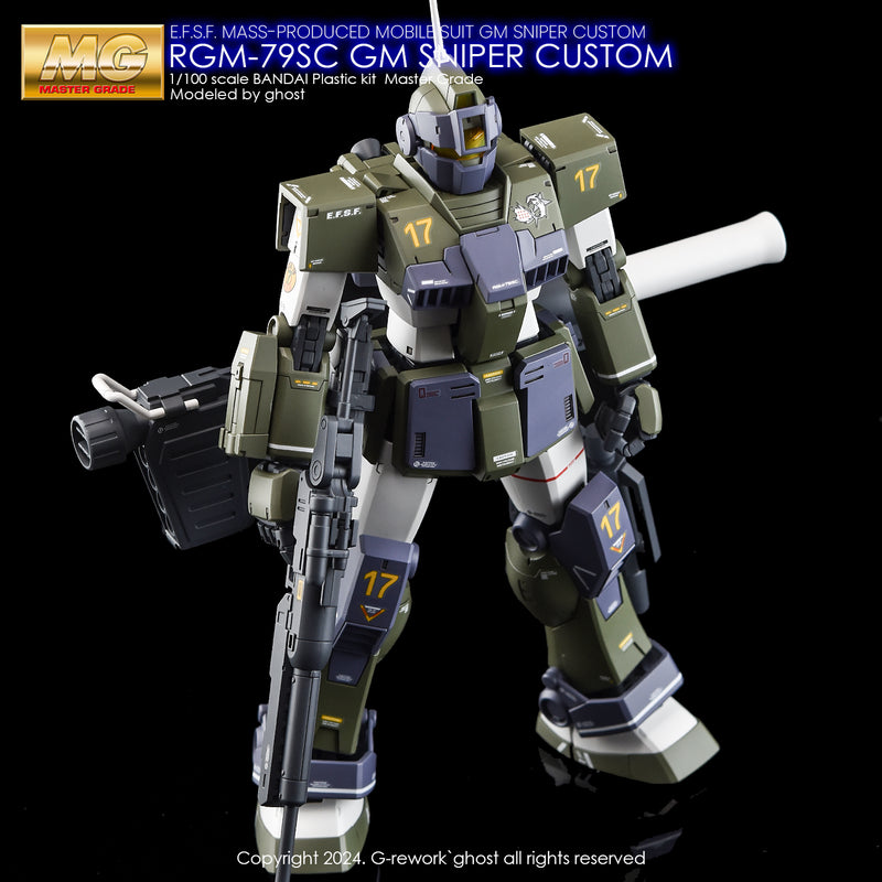 G-Rework Decal - MG RGM-79SC GM Sniper Custom Use
