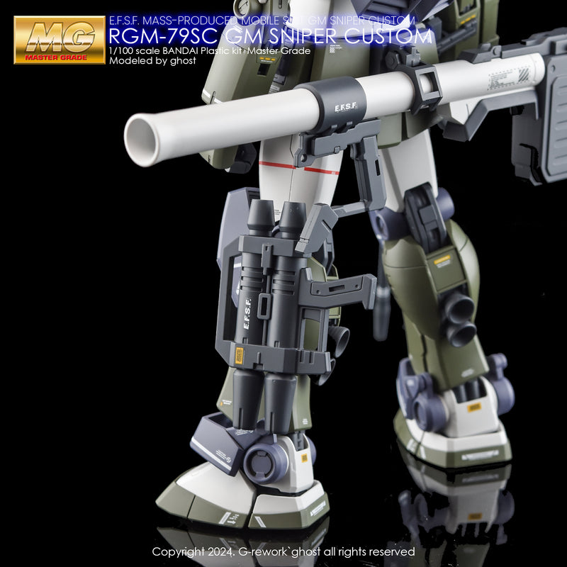 G-Rework Decal - MG RGM-79SC GM Sniper Custom Use