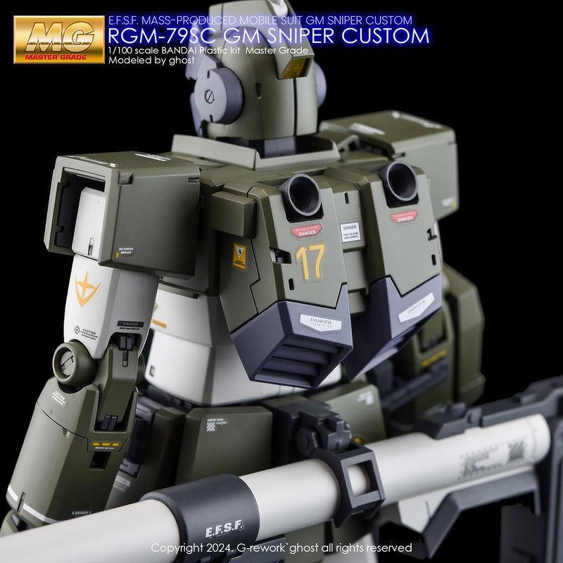 G-Rework Decal - MG RGM-79SC GM Sniper Custom Use