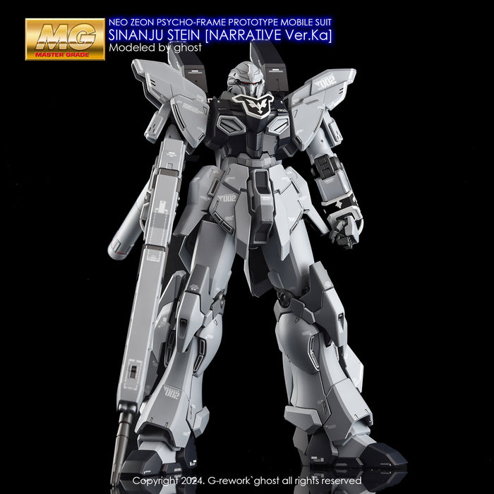 G-Rework Decal - MG MSN-06S-2 Sinanju Stein (Narrative Ver) Ver.Ka Use