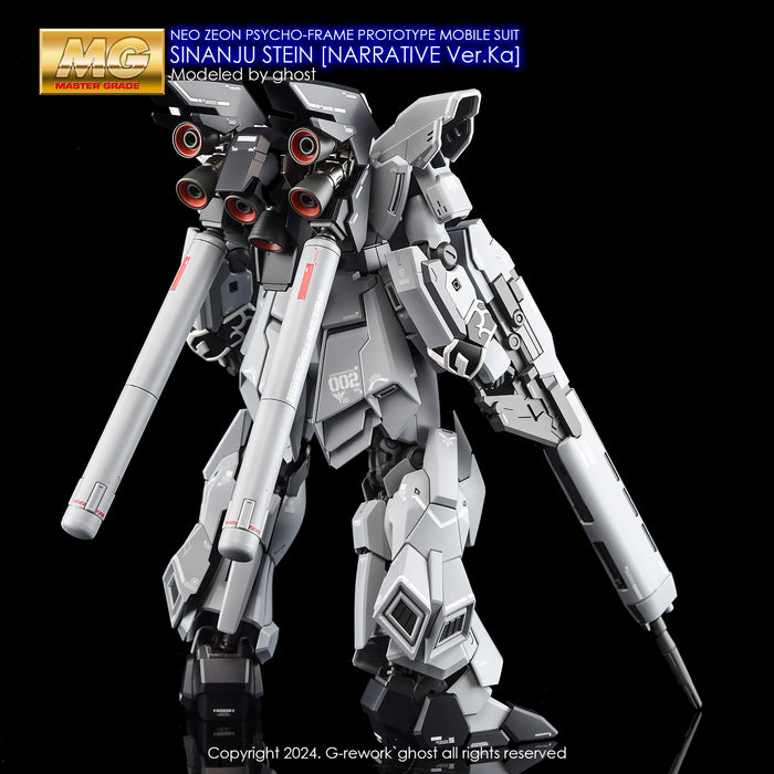 G-Rework Decal - MG MSN-06S-2 Sinanju Stein (Narrative Ver) Ver.Ka Use