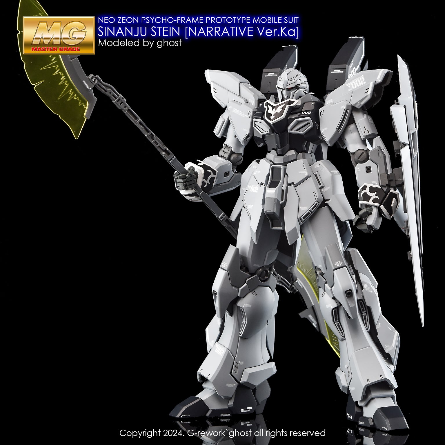 G-Rework Decal - MG MSN-06S-2 Sinanju Stein (Narrative Ver