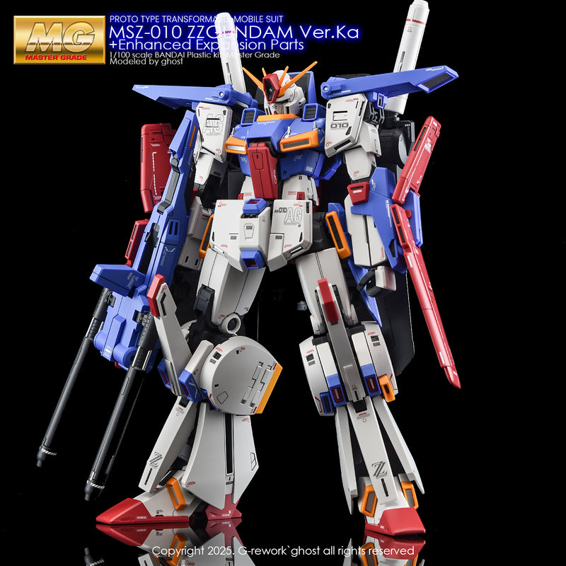 G-Rework Decal - MG MSZ-010S ZZ Gundam Ver.Ka + Enhanced Expansion Parts Use