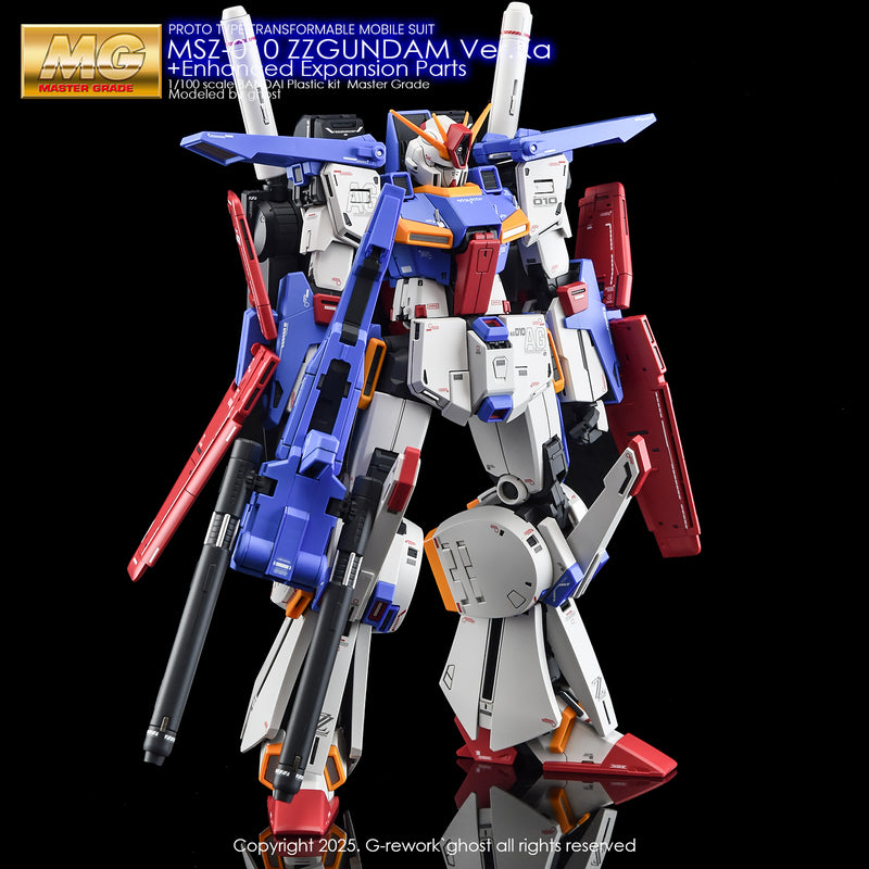 G-Rework Decal - MG MSZ-010S ZZ Gundam Ver.Ka + Enhanced Expansion Parts Use