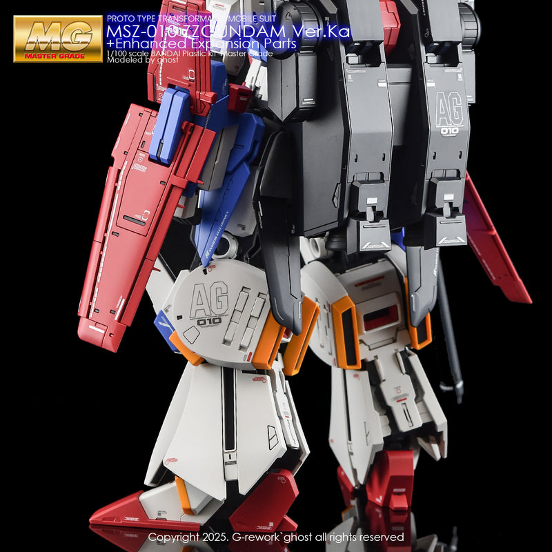 G-Rework Decal - MG MSZ-010S ZZ Gundam Ver.Ka + Enhanced Expansion Parts Use
