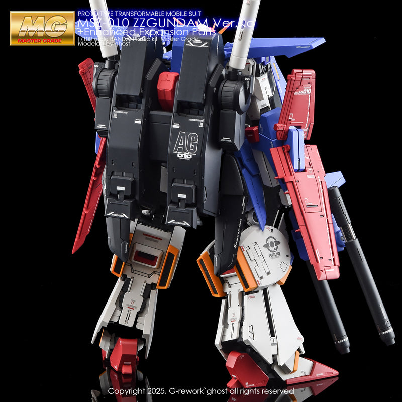 G-Rework Decal - MG MSZ-010S ZZ Gundam Ver.Ka + Enhanced Expansion Parts Use