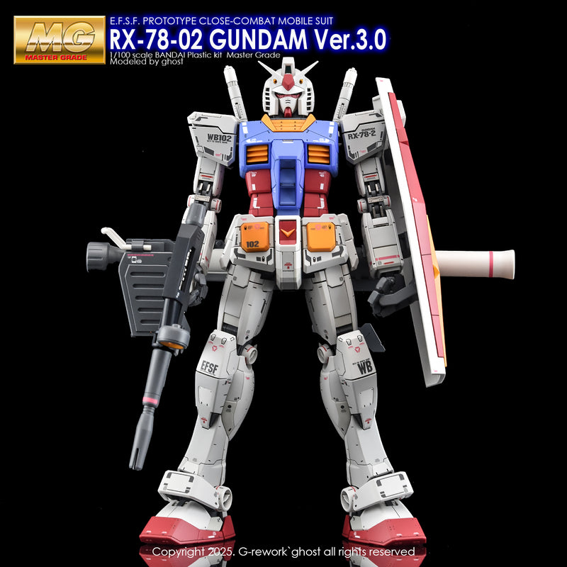 G-Rework Decal - MG RX-78-2 Gundam Ver.3.0 Use