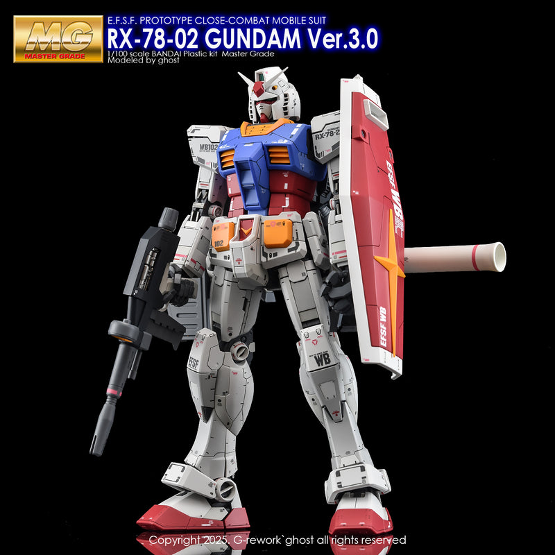 G-Rework Decal - MG RX-78-2 Gundam Ver.3.0 Use