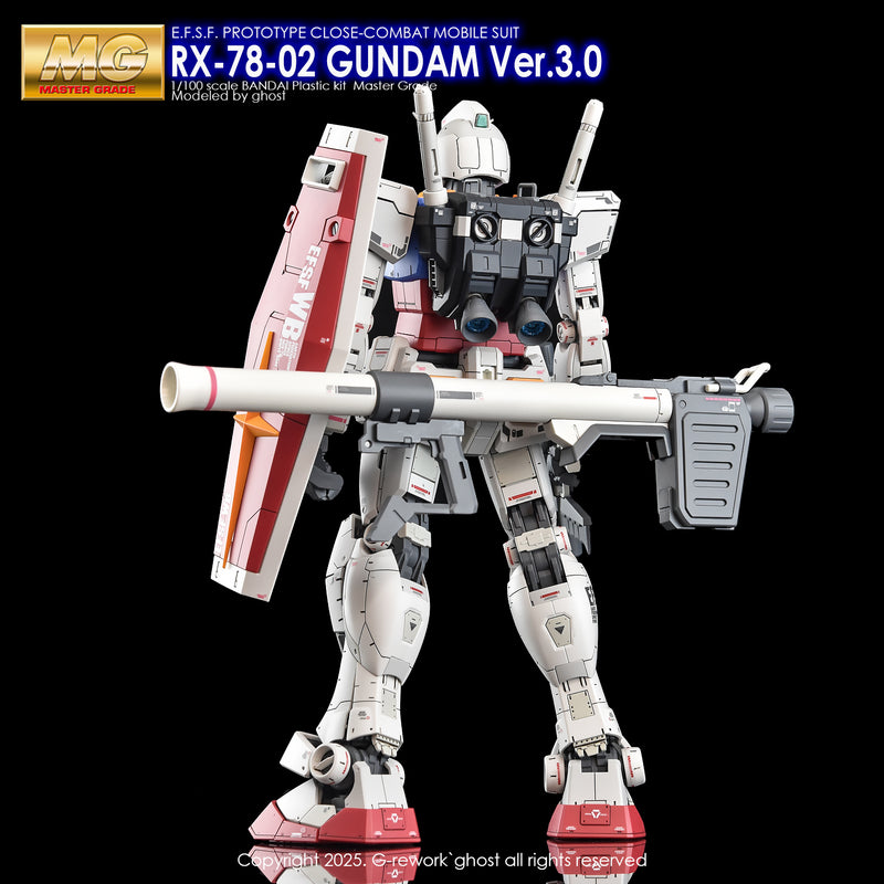 G-Rework Decal - MG RX-78-2 Gundam Ver.3.0 Use