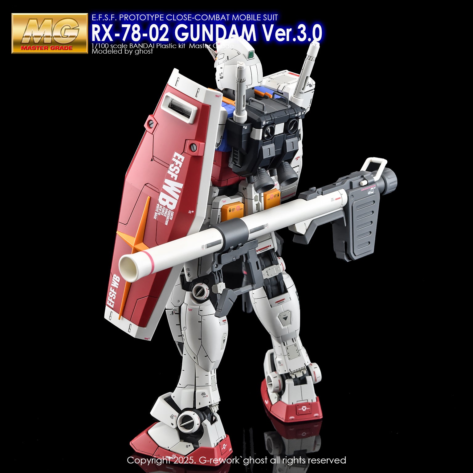 G-Rework Decal - MG RX-78-2 Gundam Ver.3.0 Use - Argama Hobby