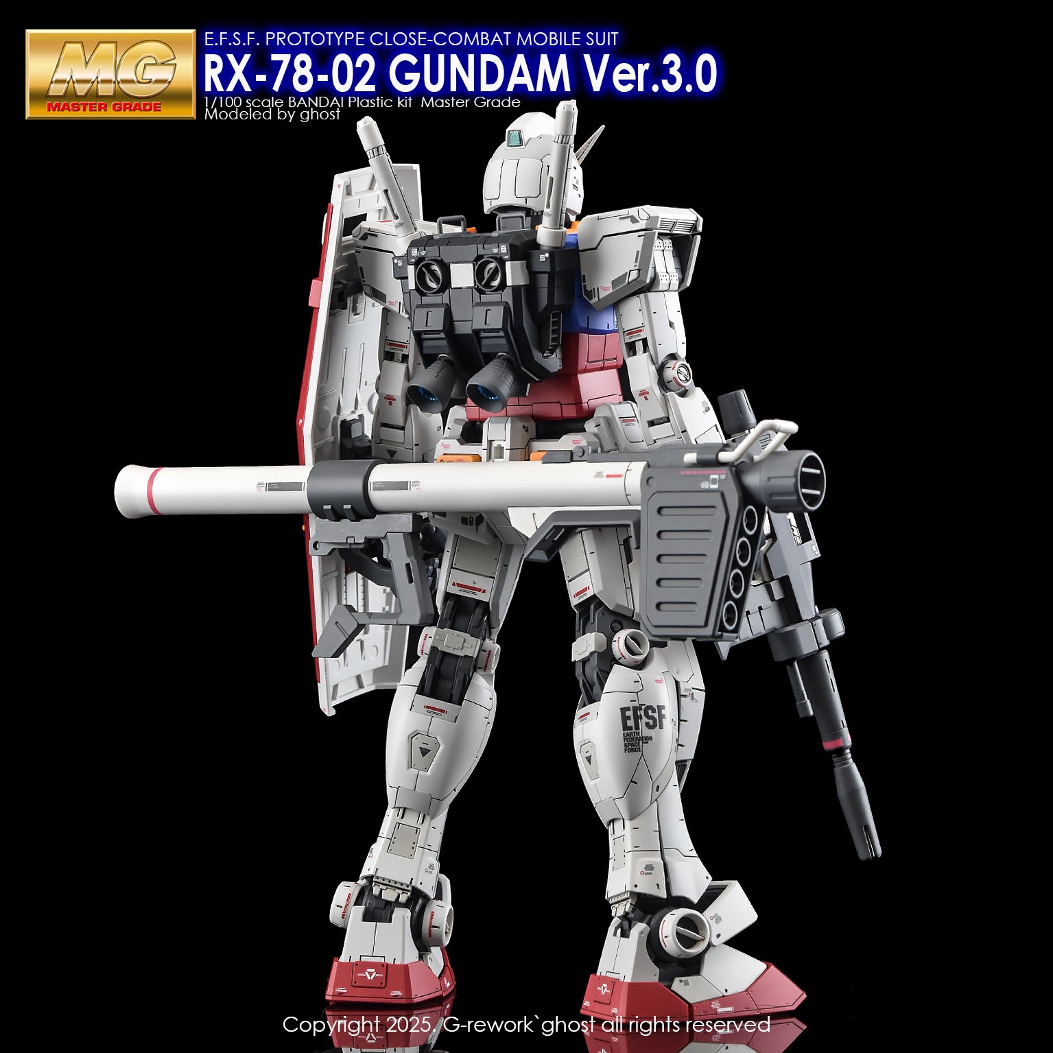 G-Rework Decal - MG RX-78-2 Gundam Ver.3.0 Use - Argama Hobby