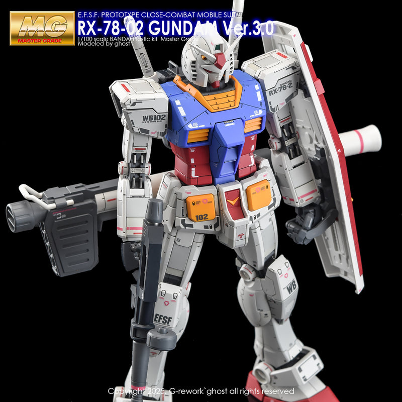 G-Rework Decal - MG RX-78-2 Gundam Ver.3.0 Use