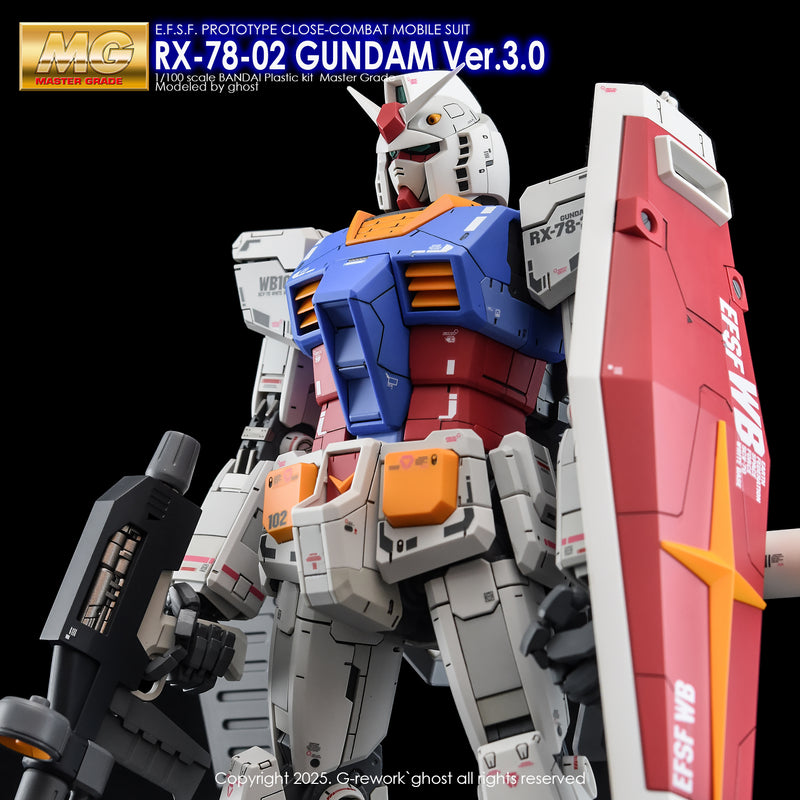 G-Rework Decal - MG RX-78-2 Gundam Ver.3.0 Use