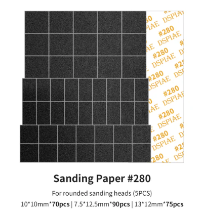 Dspiae Sanding Paper for Reciprocating Sander (MSP-ES01 to 12, MSP-ESS, SP-ES01 to 12)