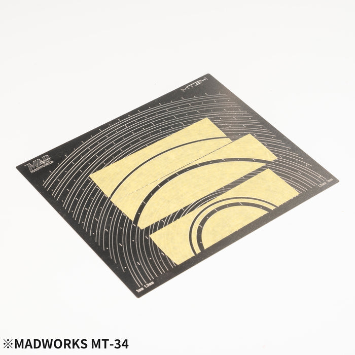 Madworks MT34 Masking Tape Templates - Arc 2
