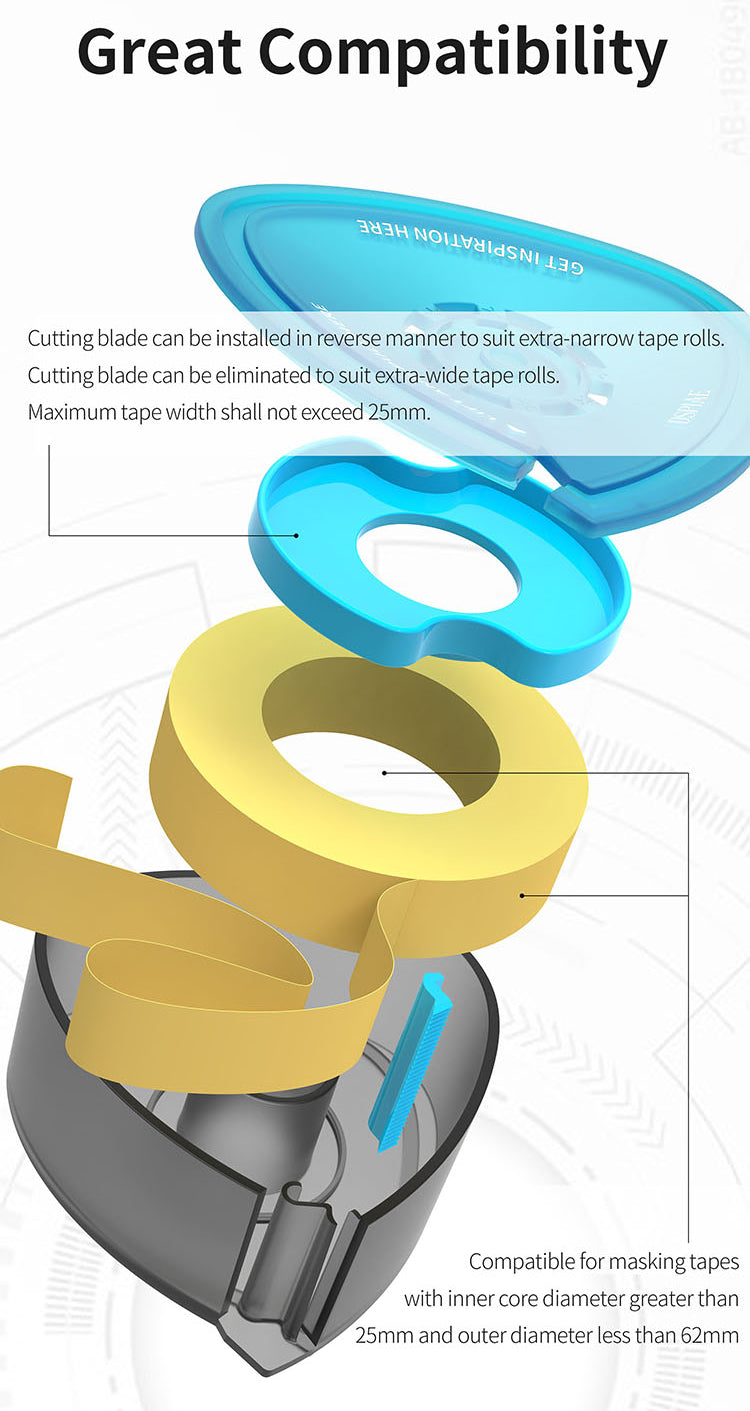 Dspiae Masking Tape Cutter - (MT-B01 / MT-B02)