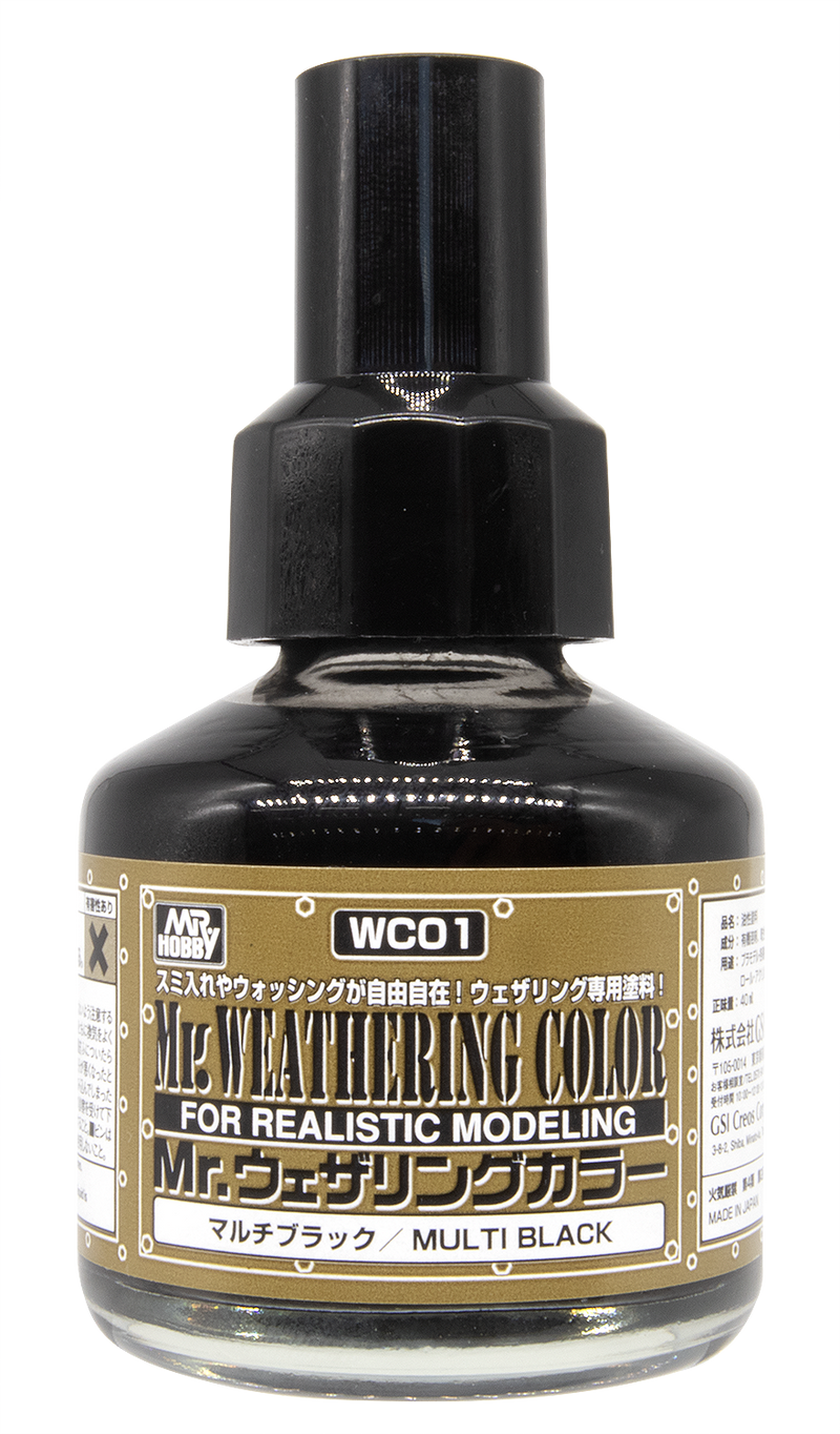 Mr.Weathering Color WC01 - Multi Black