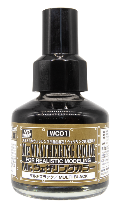 Mr.Weathering Color WC01 - Multi Black