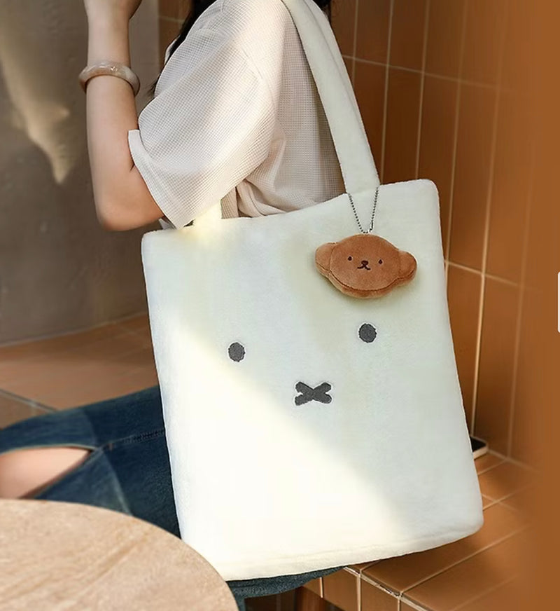 VIPO x Miffy Plush Bag (Large, White)
