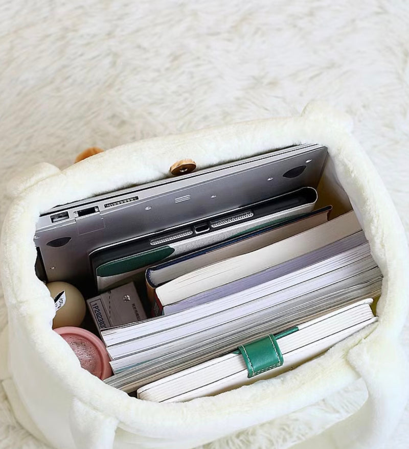 VIPO x Miffy Plush Bag (Large, White)