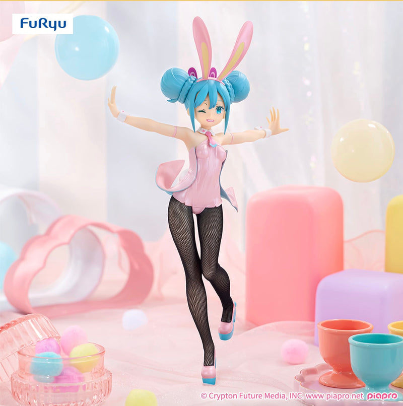 FuRyu BiCute Bunnies Figure - Hatsune Miku - Wink Pearl Pink Color ver.