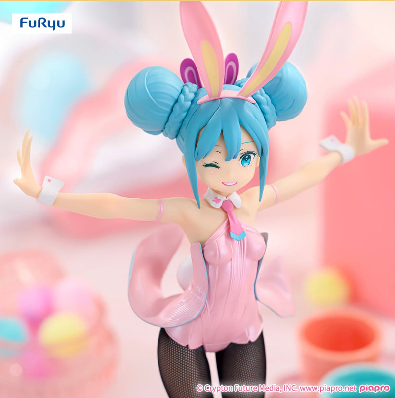 FuRyu BiCute Bunnies Figure - Hatsune Miku - Wink Pearl Pink Color ver.