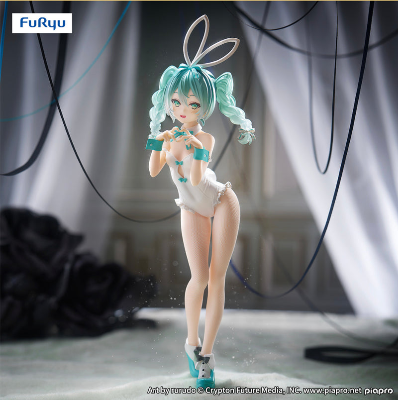 FuRyu BiCute Bunnies Figure - Hatsune Miku - rurudo White Color ver.