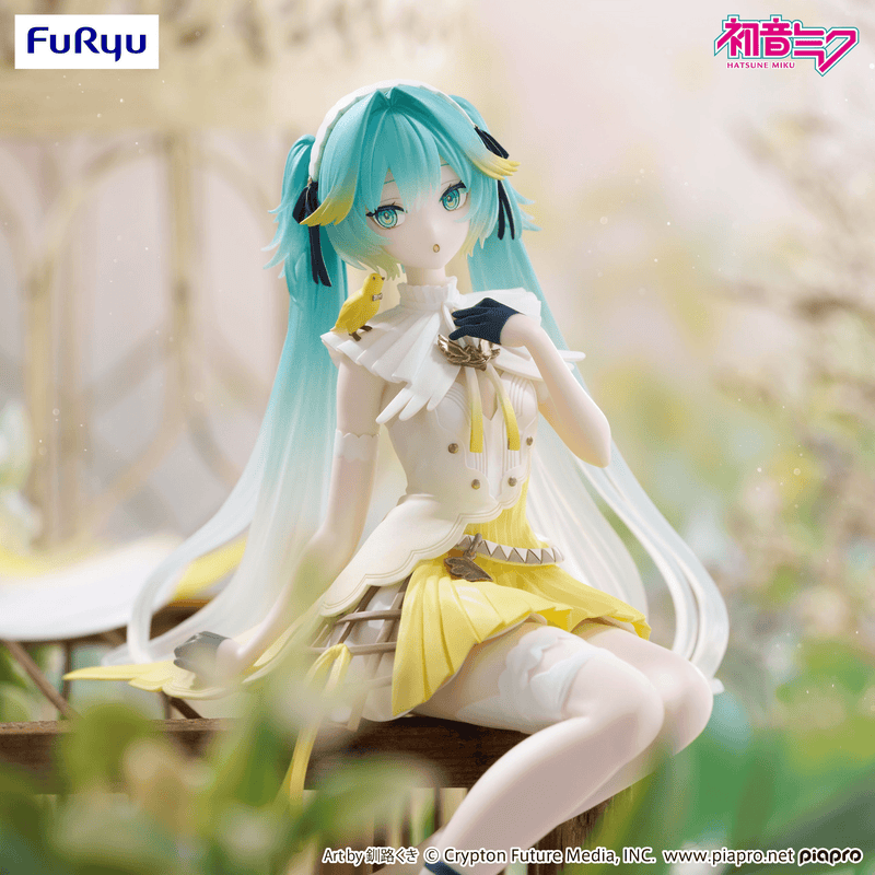 FuRyu Noodle Stopper Figure - Hatsune Miku - Hatsune Miku (Canary Bird)