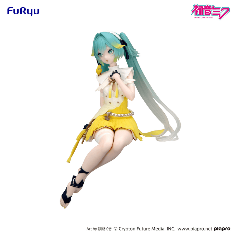 FuRyu Noodle Stopper Figure - Hatsune Miku - Hatsune Miku (Canary Bird)