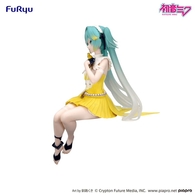 FuRyu Noodle Stopper Figure - Hatsune Miku - Hatsune Miku (Canary Bird)