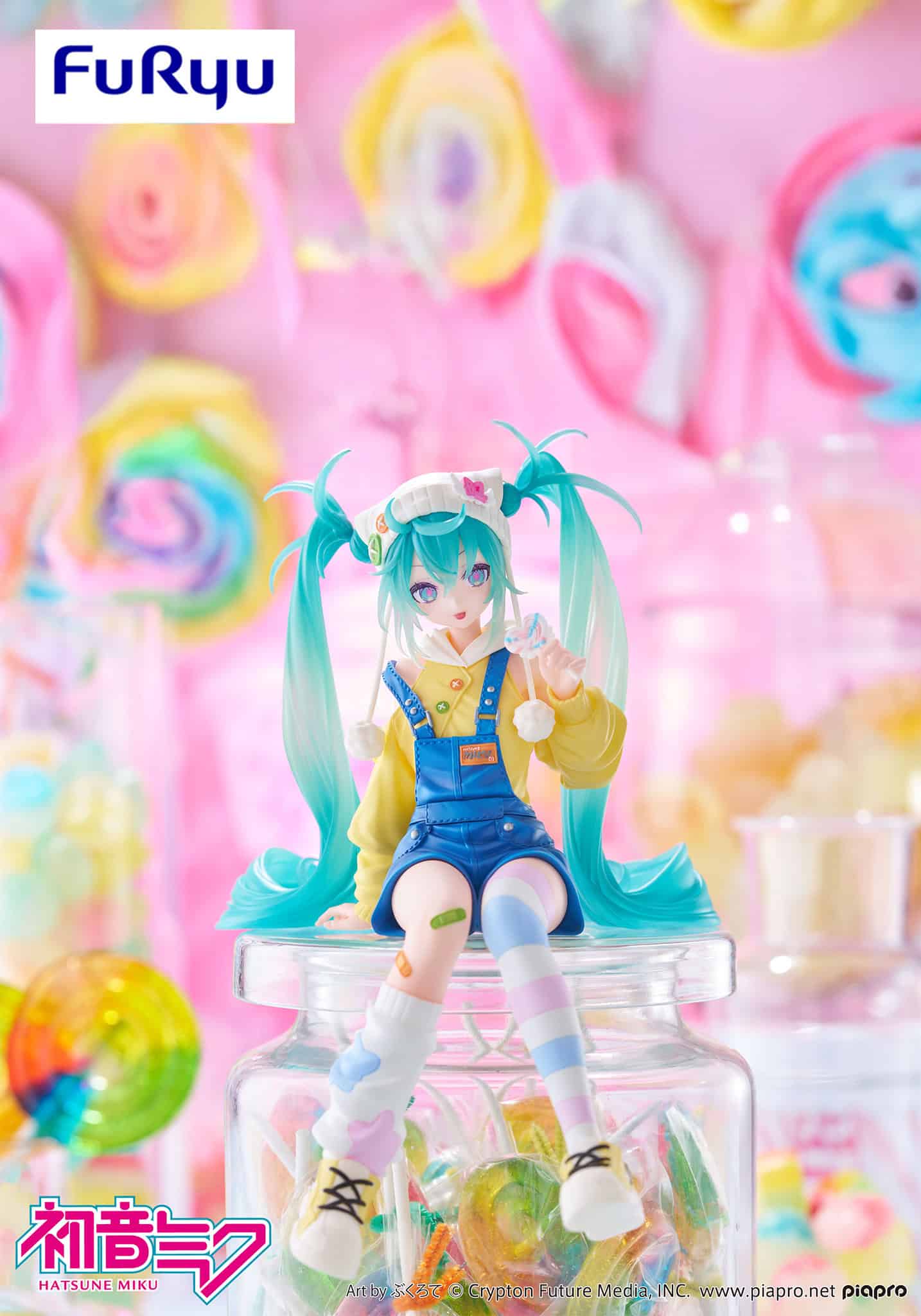 FuRyu Noodle Stopper Figure - Hatsune Miku - Lollipop - Argama