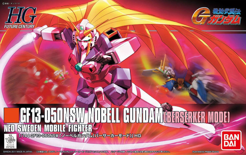 High Grade (HG) HGFC 1/144 GF13-050NSW Nobell Gundam [Berserker Mode]