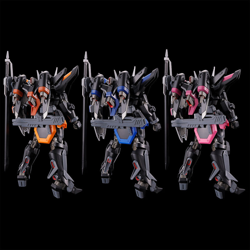 Premium Bandai High Grade (HG) HGCE 1/144 Black Knight Squad Rud-ro.A Redelard Custom & Daniel Custom & Liu Custom Set