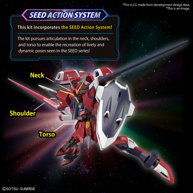 High Grade (HG) 1/44 HGCE Gundam Seed Freedom Immortal Justice Gundam