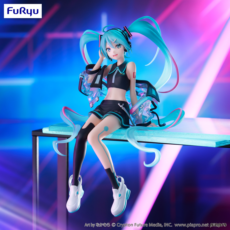 FuRyu Noodle Stopper Figure - Hatsune Miku - Neon Cyber Ver.