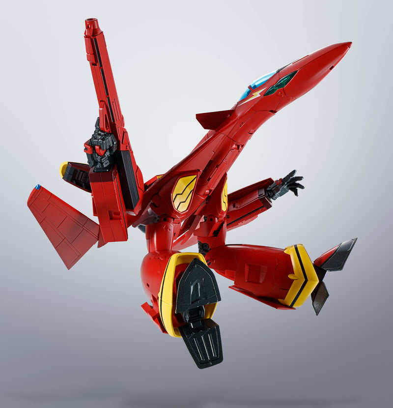 HI-METAL R VF-19 CUSTOM FIRE VALKYRIE "MACROSS 7", (BANDAI TAMASHII NATIONS)