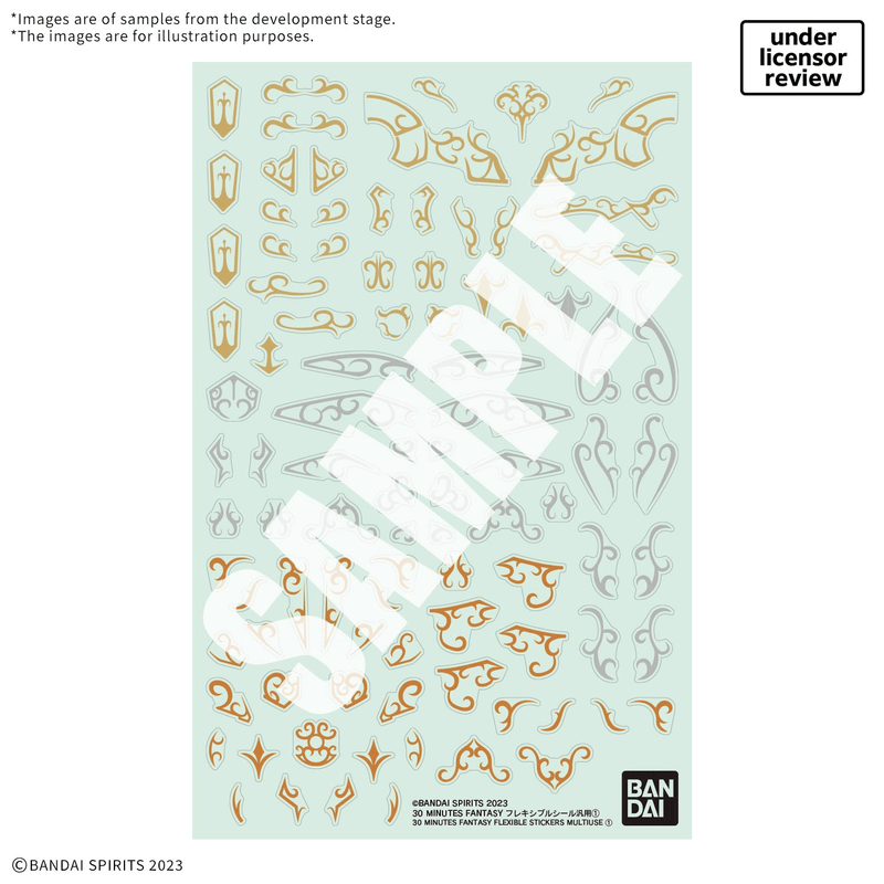 [Pre-order, ETA 2027 Q2/Q3] 30 MINUTES FANTASY FLEXIBLE STICKERS MULTIUSE ①