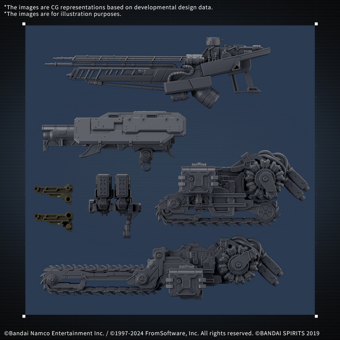 [Pre-order, ETA 2025 Q3] 30MM Armored Core VI Fires of Rubicon RaD CC-3000 Wrecker Milk Tooth