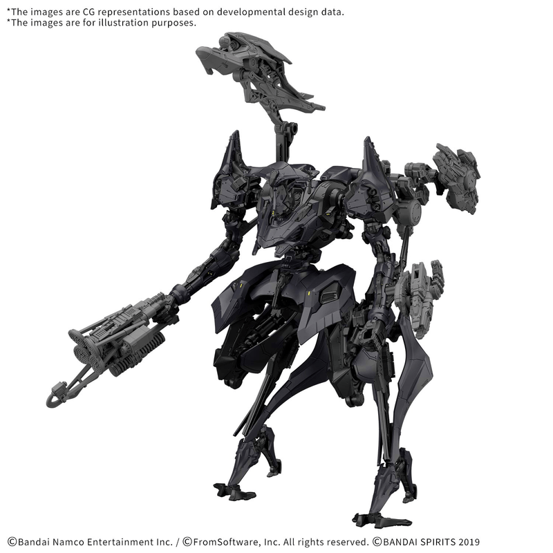 [Pre-order, ETA 2027 Q2/Q3] 30MM ARMORED CORE Ⅵ FIRES OF RUBICON SCHNEIDER NACHTREIHER/40E DUAL NATURE