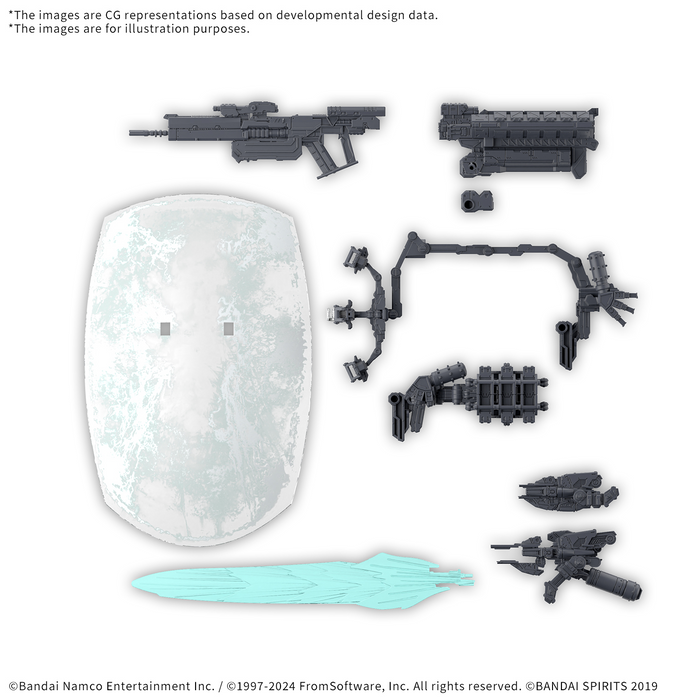 [Pre-order, ETA 2025 Q3] 30MM Option Parts Set Armored Core VI Fires of Rubicon Weapon Set 05