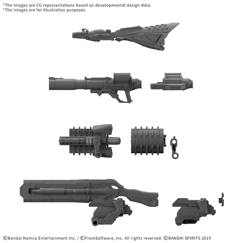 [Pre-order, ETA 2027 Q2/Q3] 30MM OPTION PARTS SET ARMORED CORE Ⅵ FIRES OF RUBICON WEAPON SET 09