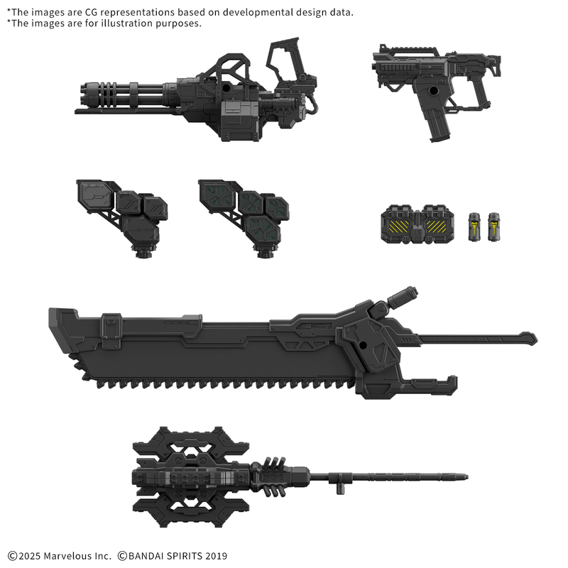 [Pre-order, ETA 2026 Q4] 30MM Option Parts Set Daemon X Machina TS Weapon Set 01