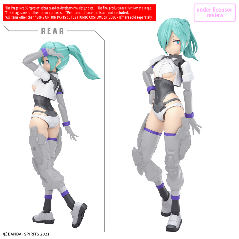 [Pre-order, ETA 2026 Q1] 30 Minutes Sisters (30MS) Option Parts Set 22 (Turbo Costume α / Alpha) [Color B]